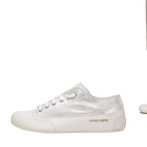 Candice Cooper Rock Low Top Silver White Lace Sneakers 40